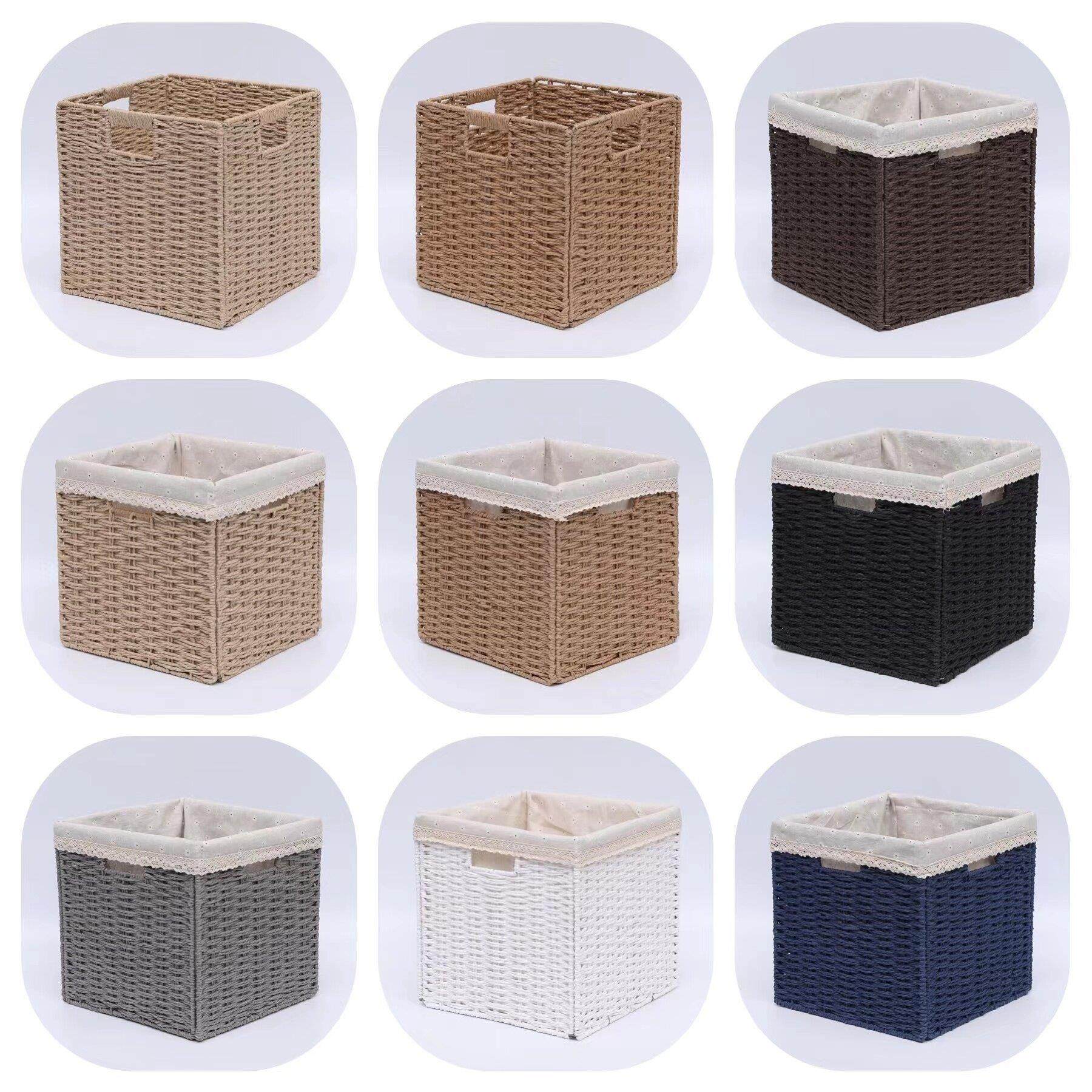 定制收纳筐彷藤编织正方形收纳箱抽屉式书柜整体橱柜格子箱子订做,淘宝优惠券,粉丝福利购,淘宝优惠卷