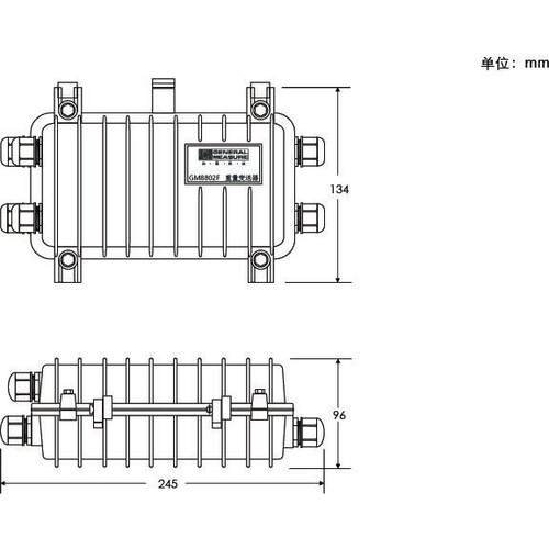 GM8802D/GM8802F-D现场重量变送器4-20mA/0-10V搅拌站合膏机专用 - 图2