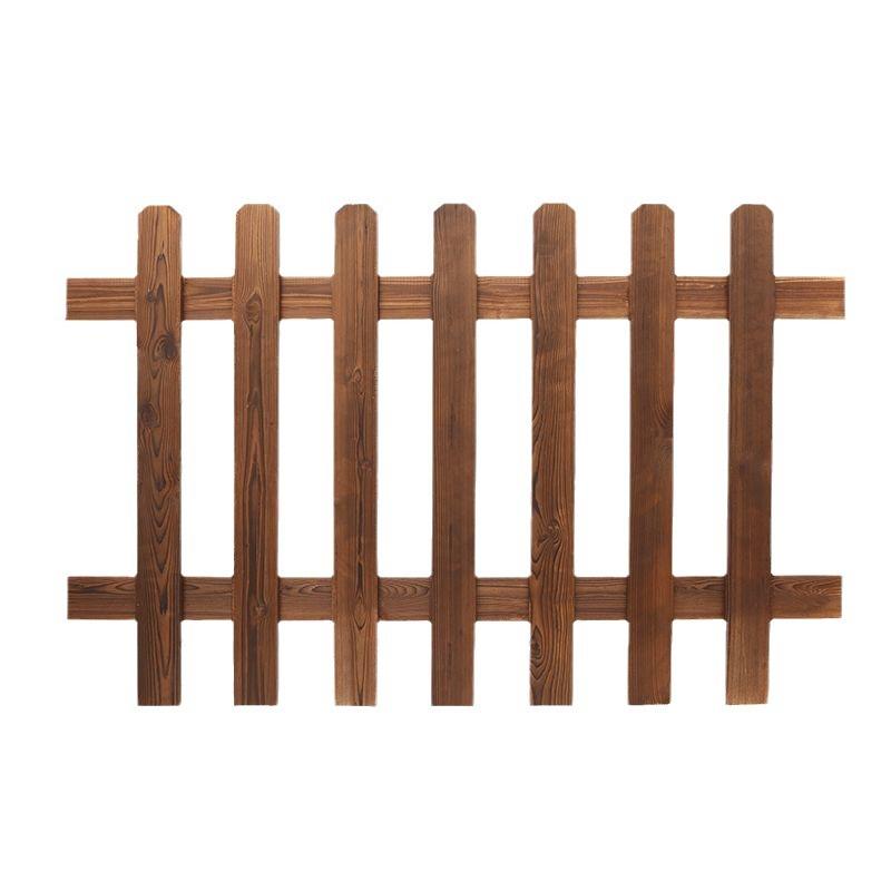 防腐木栅栏花园围栏草坪篱笆庭院围墙景区实木隔断户外木栅栏护栏 - 图3