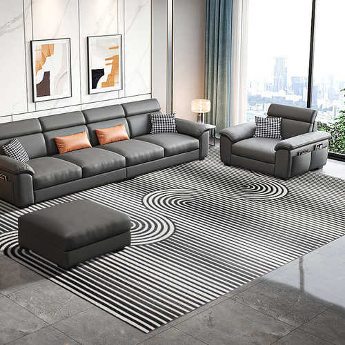 地复古加厚地毯轻沙发carpet茶几方形法式卧室奢港龙棋盘垫客厅 - 图2