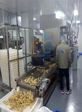 小酥肉上浆机设备 变频调速式小酥肉油炸机加工机器 源头厂家供应