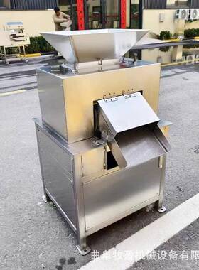 水果专用工业对辊榨汁机去籽去皮柠檬橘柚大型橙子脐橙榨汁设备