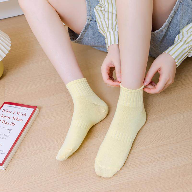 袜子女春秋纯棉防臭防脚气抗菌抗起球商务吸汗透气不臭脚中筒短袜,淘宝优惠券,粉丝福利购,淘宝优惠卷