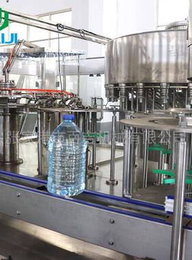 百吉5-20L大水三合一灌装机一次性桶装水自动化生产线
