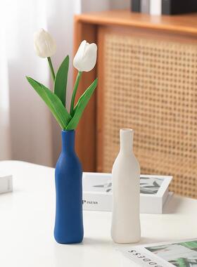 北欧ins迷你陶瓷小花瓶干花插花花瓶创意客厅餐桌家居装饰品摆件
