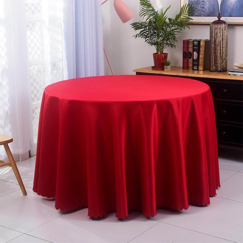 酒店桌布台布纯色饭店家用圆形长方形双段面加厚圆桌桌布布艺定,淘宝优惠券,粉丝福利购,淘宝优惠卷