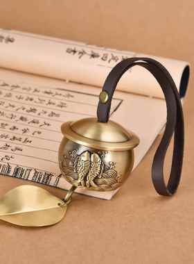 风铃铜铃铜铃铛覆古民族风小驼铃家居客厅书房汽车挂件装饰品礼物