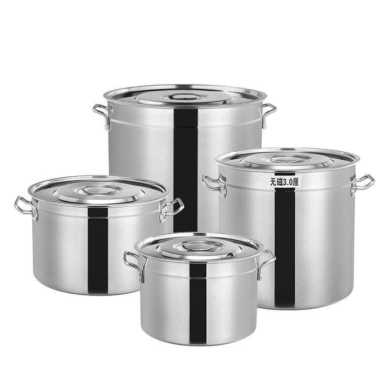 商用不锈钢桶加厚耐烧厨房电磁燃气炉通用卤肉桶导磁带盖商用汤锅,淘宝优惠券,粉丝福利购,淘宝优惠卷
