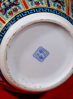 景德镇陶瓷器落地大花瓶插花简欧式客厅现代简约装饰品工艺品摆件