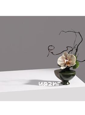 花只中新式陶瓷干支艺HTZ058术花艺邀致小样板间酒客店餐厅厅桌面