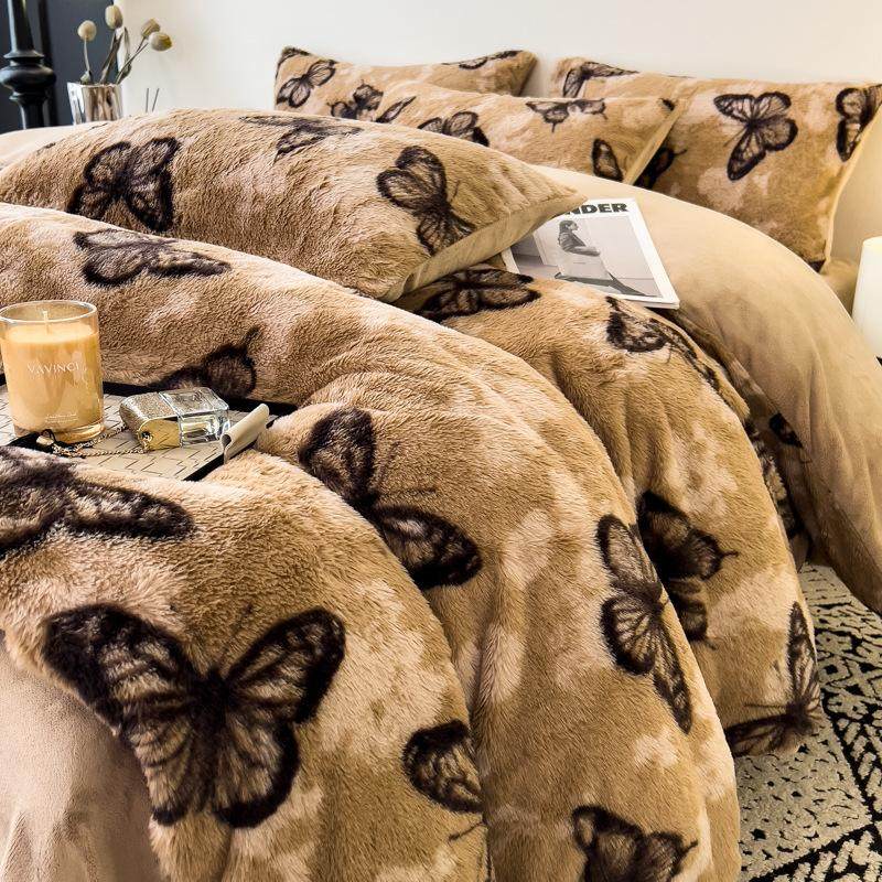 a类加厚兔毛绒被套单件冬季加厚牛奶绒被罩三件套单人法兰绒被套3,淘宝优惠券,粉丝福利购,淘宝优惠卷