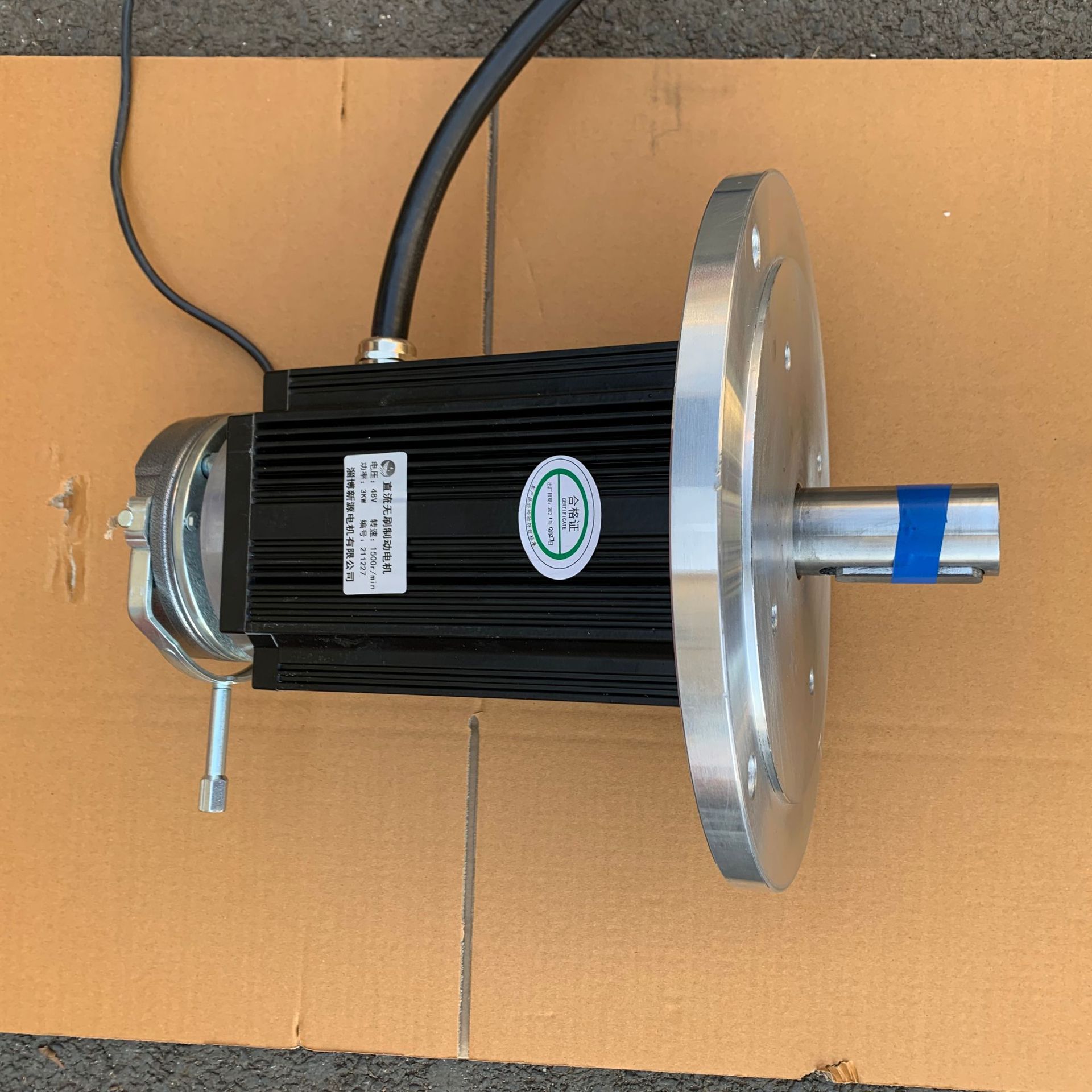 直流无刷电机刹车制动马达3W48V1500RPM2W2000转36v72V1.8w60v - 图1