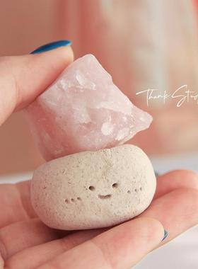 手工制作香港小豆丁水晶摆件水晶原石矿物晶体上班搭子纯手工礼物