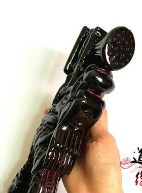 手炉手炉香香拖龙头手柄香樟插木道家木质手炉炉道家法器出售