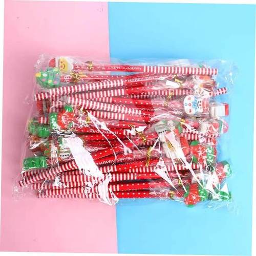Christmas pencil elementary children rubber reward gifts - 图2