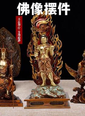 黄铜摆件风水聚宝盆礼品国潮家居客厅装饰桌面吉祥物工艺品摆件