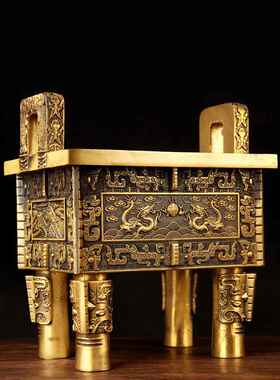 铜财富宝定饰铜鼎盛千秋饰铜鼎饰铜鼎