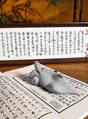 李白将进酒字画茶室桌面禅意中式摆件高级家居装饰品客厅玄关礼品