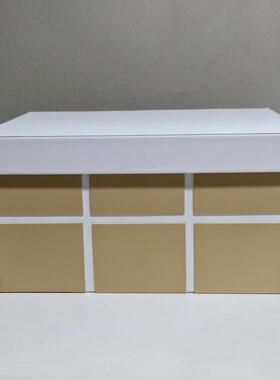 现代奢皮质收箱居软装箱子样板轻房衣帽纳间装饰衣物整理64家箱摆