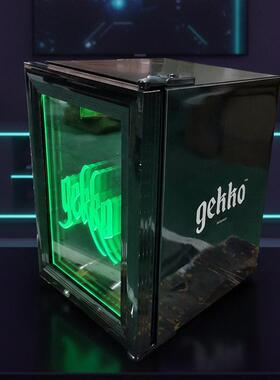 外贸桌面LED饮料红酒茶叶牛奶迷你冰箱工厂直销