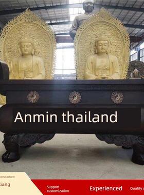 纯铜香炉雕塑寺庙祠堂供奉用具户外景观大型炼丹炉摆件铸铜香熏炉