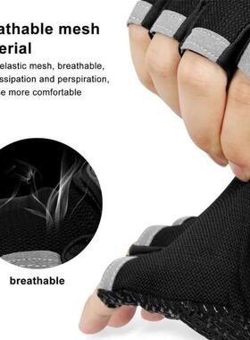 Fingerless Gym Training Gloves for Men Women Cycling Gloves