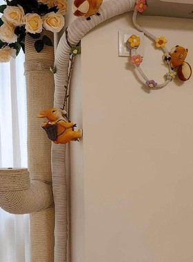 攀登小兔房间卧室装饰布置摆件氛围感玄关电视背景墙客厅入户门