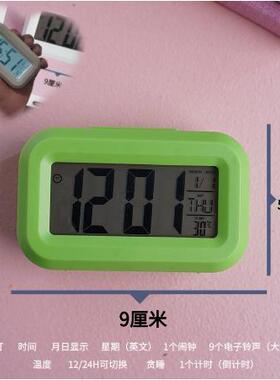 迷你儿童桌面电子时钟学生时间管理器厨房计时器显示温度电子闹钟