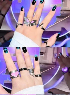 《无畏契约》暮蝶金属戒指动漫游戏周边二次元手作COS道具食指戒