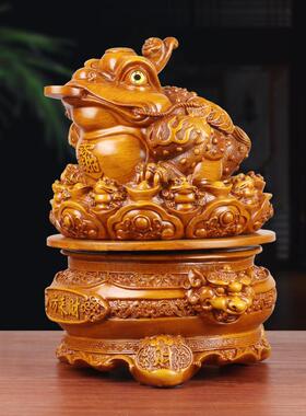 八方来财金蟾摆件三足蟾蜍开 业礼品金蝉店铺办公室收银柜台开 业