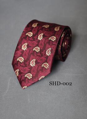 【天猫正品】红色领带8CM男士正装时尚酒新郎伴郎婚庆西服礼服宴