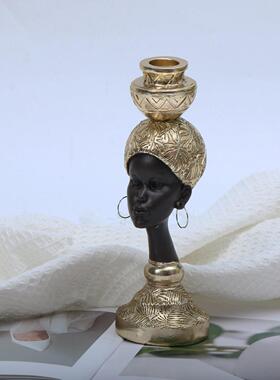 人物头像非洲女人头像家居摆件饰品跨境新品