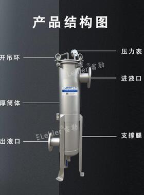 管道I过滤器P221AM/PE助留制备造纸行100um大通量不剂锈钢过滤业
