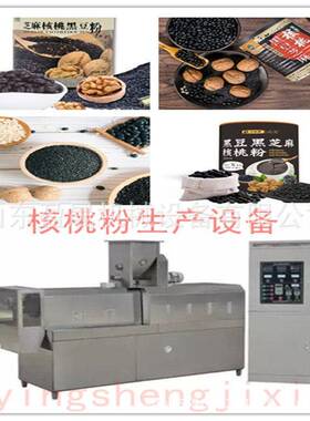 五黑粉生产线 营养粉膨化机 婴儿米粉生产线 大型黑芝麻糊生产线