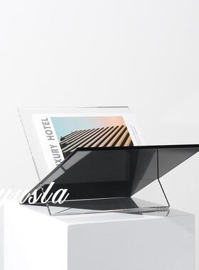 简约现代假书架杂志架摆件客厅电视柜玄关柜书房柜样板间软装饰品