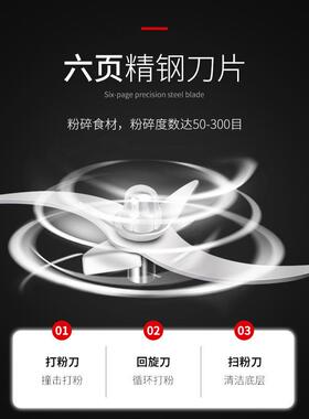 嘉航粉碎机商用多功能超细五谷杂粮磨粉机工厂直销中药材研磨机