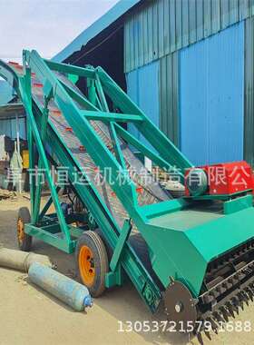 横向移动草堆扒草机自走式青贮取料机高空取草车