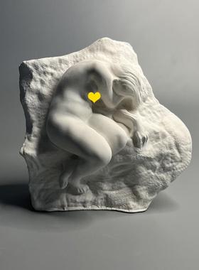 复古罗马美术雕塑石膏像桌面艺术人物小摆件高级小众生日礼物礼品