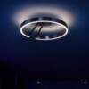 Light luxury minimalist ultra-thin creative German ring round LED ceiling lamp living room bedroom study room decoration C character