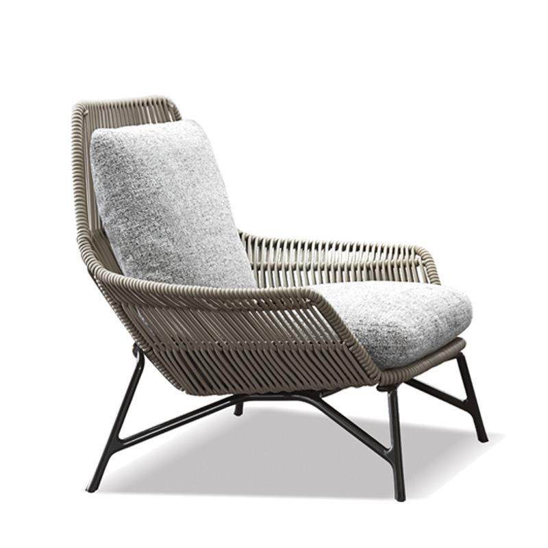 户外绳编沙发客厅样板间设计师藤椅休闲阳台民宿藤编软装单人沙发,淘宝优惠券,粉丝福利购,淘宝优惠卷