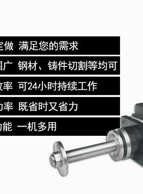 金属除锈机械抛光主轴动力头 精密方形长轴可夹多锯片锯切电机