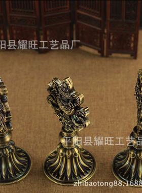 八吉祥摆件 铜镀金吉祥八宝八吉祥总集