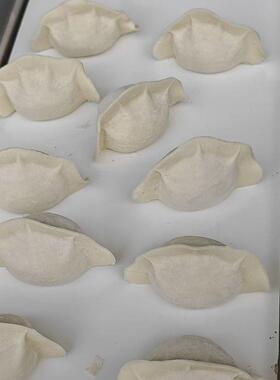 不挑馅韭菜鸡蛋饺子机全自动商用馄饨蒸饺锅贴柳叶煎饺机价格优惠