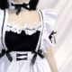 Cute soft girl Japanese Lolita maid outfit daily wear breast strap maid outfit animation costume stage performance