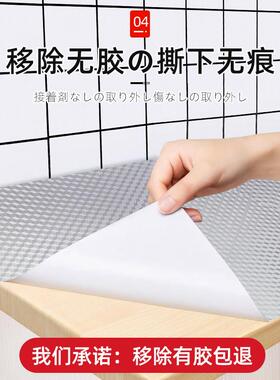 厨房防加油贴防火耐高温灶台台面防水贴厚纸整体橱柜柜子锡FYTZJO