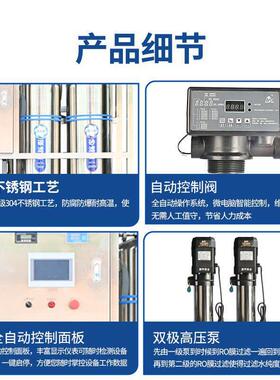 0.5吨双极反渗透EDI水处理设备工业实验室超纯水装置去离子设备