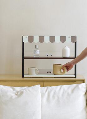 WOZOOM屋准家居置物架多层钥匙收纳摆件入户玄关装饰置物杯架饰品