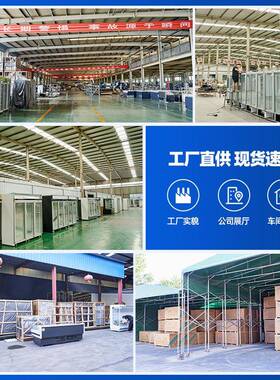 子母柜商用便利店大容量饮品冷藏展示柜冰淇淋冷冻雪糕柜双温柜