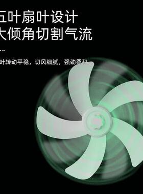 落地扇家用遥控电风扇宿舍电器小型摇头五叶8档电扇立式风扇