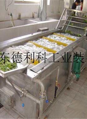 山西香菇功能气泡清洗机山楂韭菜德利科气泡清多清洗机夏 威夷果